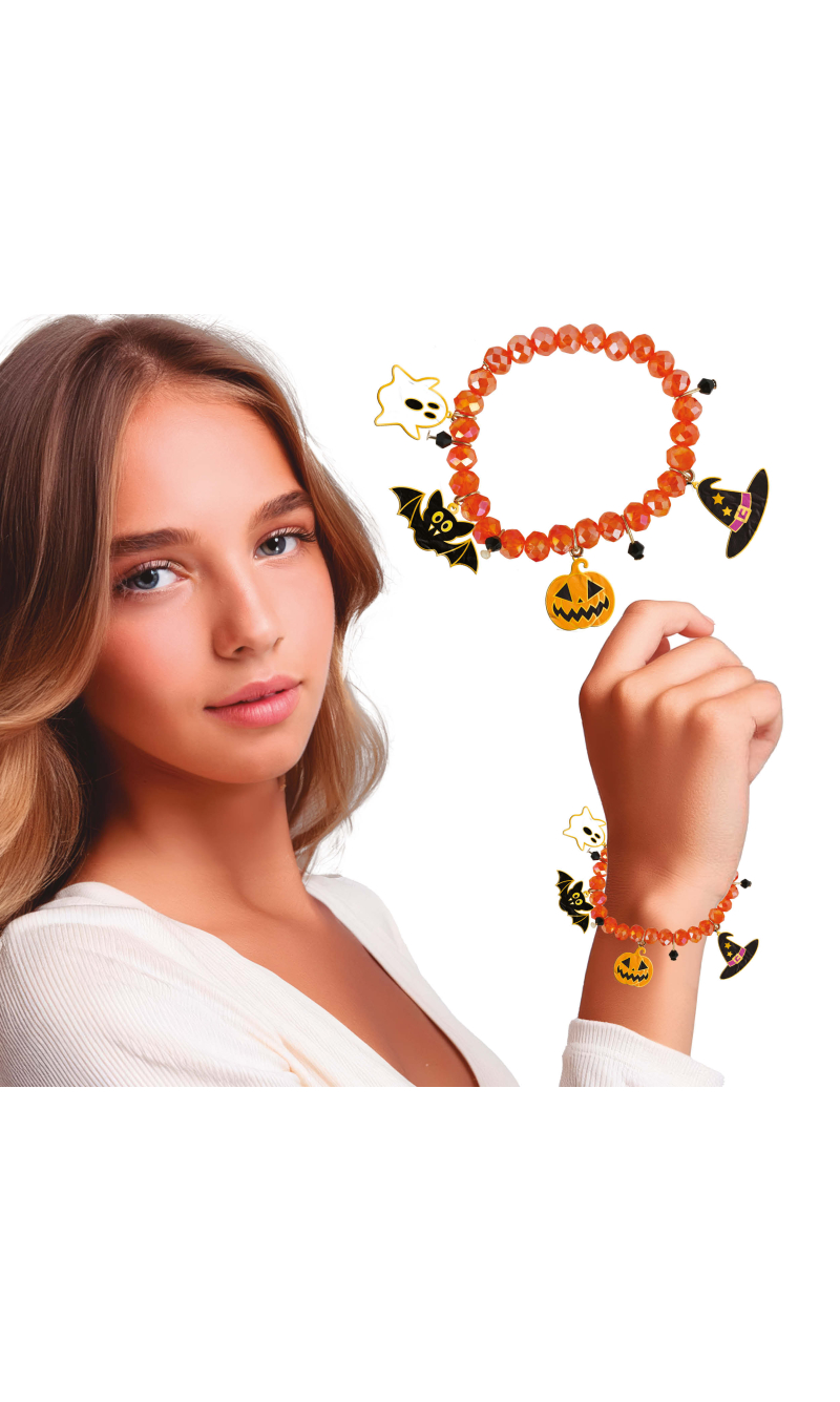 Halloween Orange Figure Bracelet