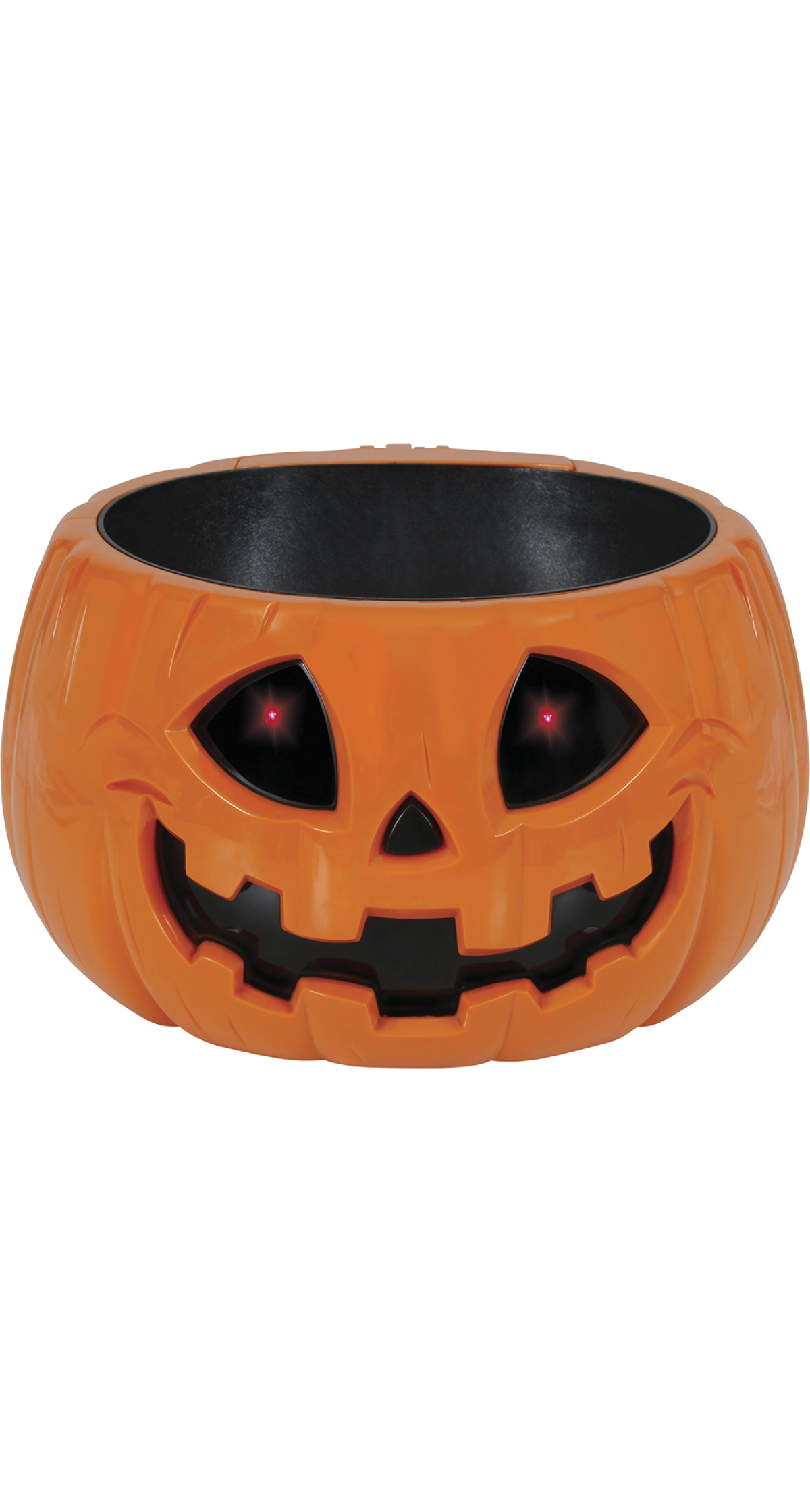 Halloween Pumpkin Bowl With Light Sound & Movement 15cm