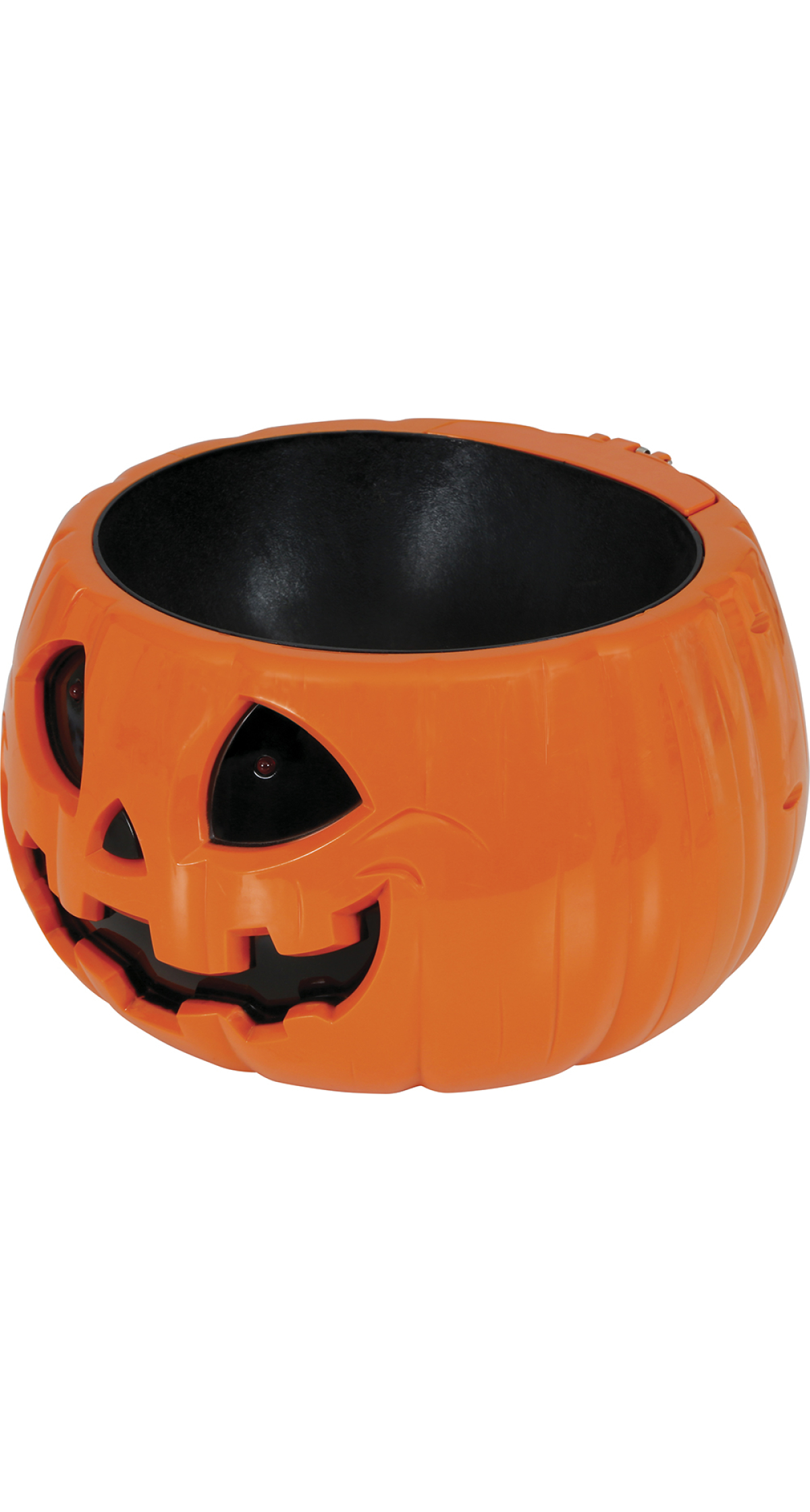 Halloween Pumpkin Bowl With Light Sound & Movement 15cm