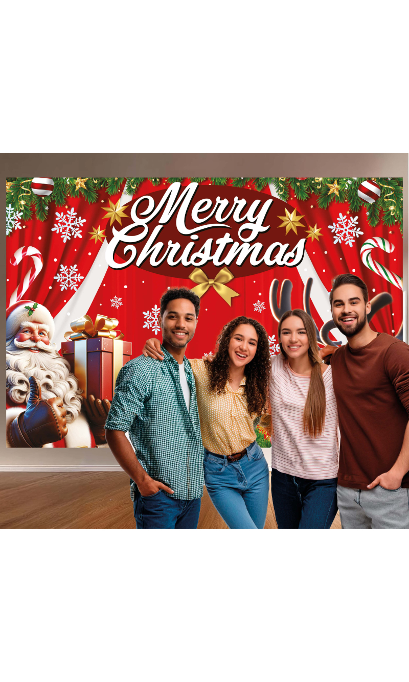 Christmas Backdrop Scene Setter 220cm x 150cm