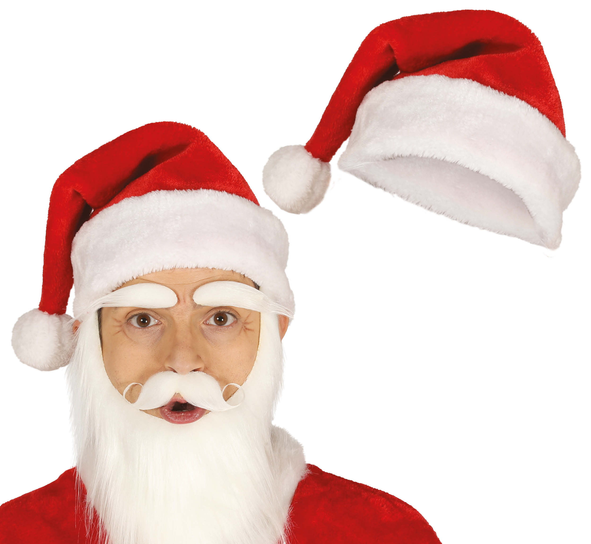 Deluxe Santa Hat 44cm - Adult One Size