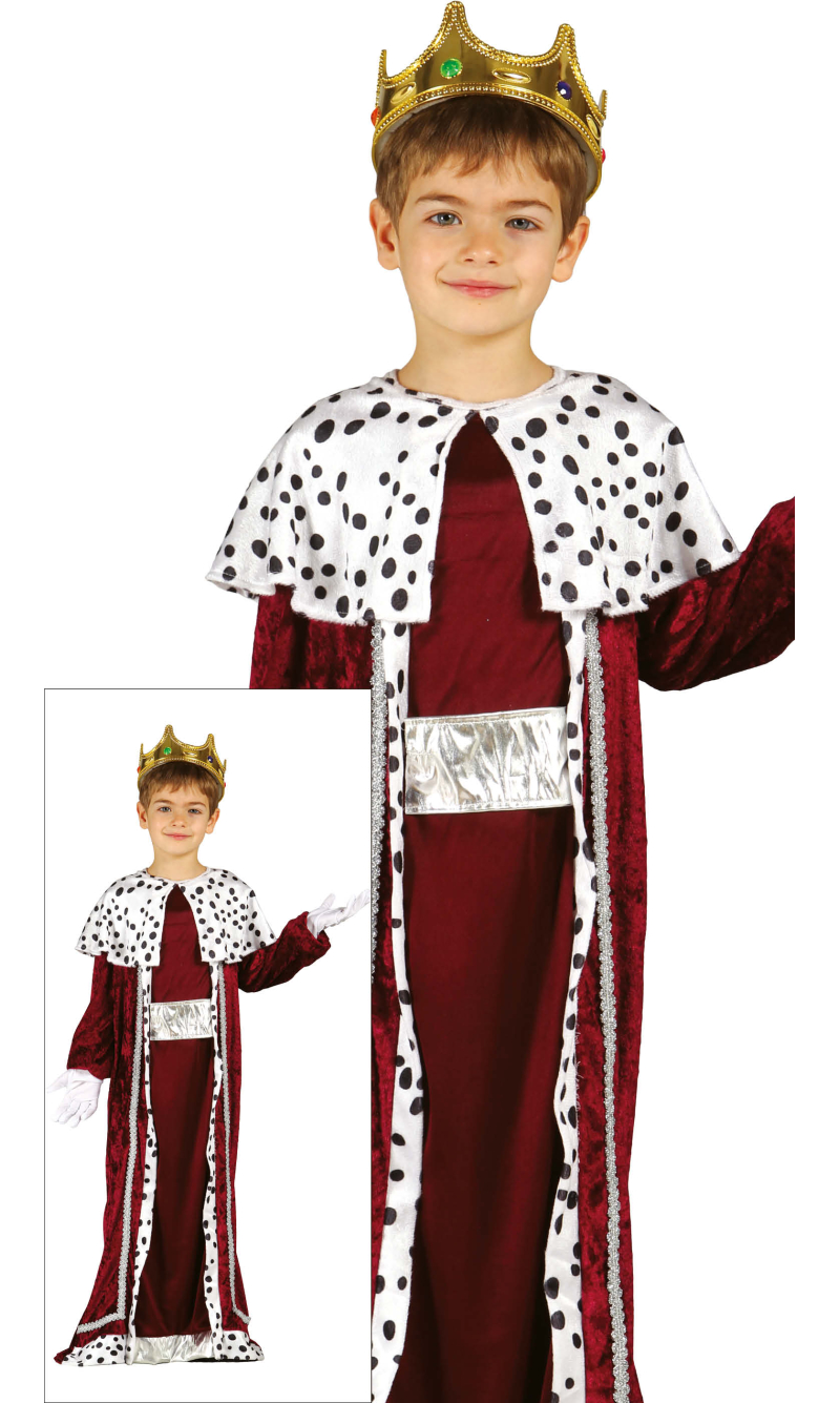 King Boy Maroon (Rey Mago) - Age 3 to 4 Years