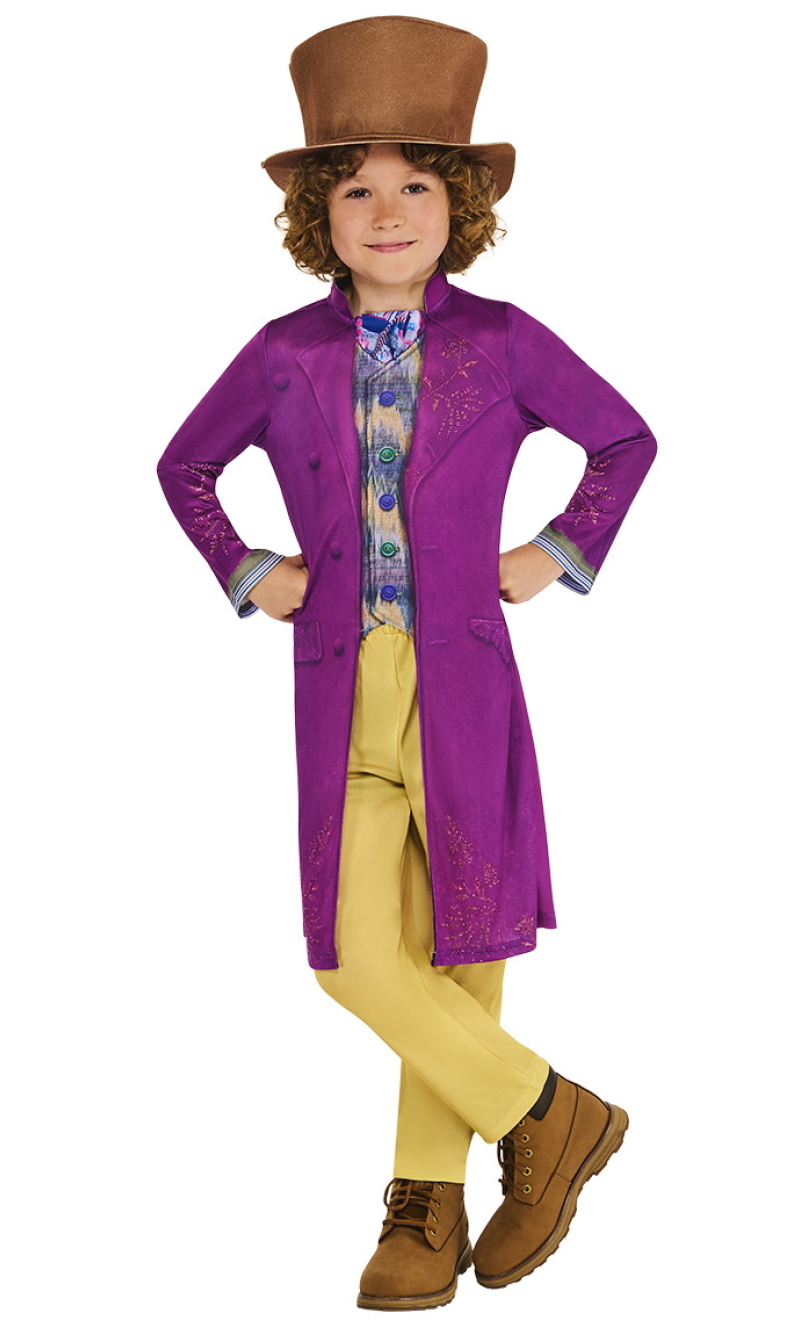 Official Licensed Willy Wonka Deluxe Costume - Age 5 to 6 Years