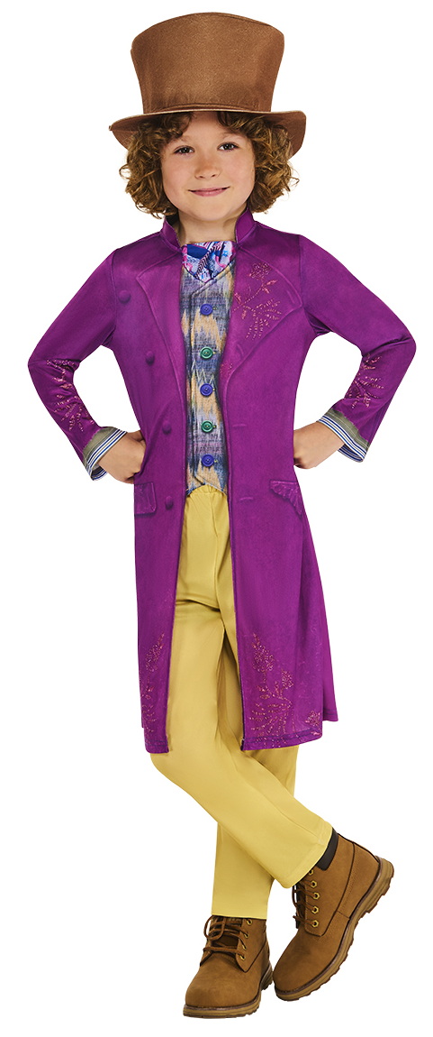 Official Licensed Willy Wonka Deluxe Costume - Age 5 to 6 Years
