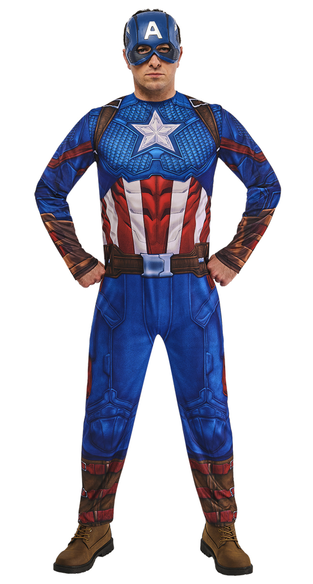 Official Licensed Captain America Classic Costume - Adult Size Small