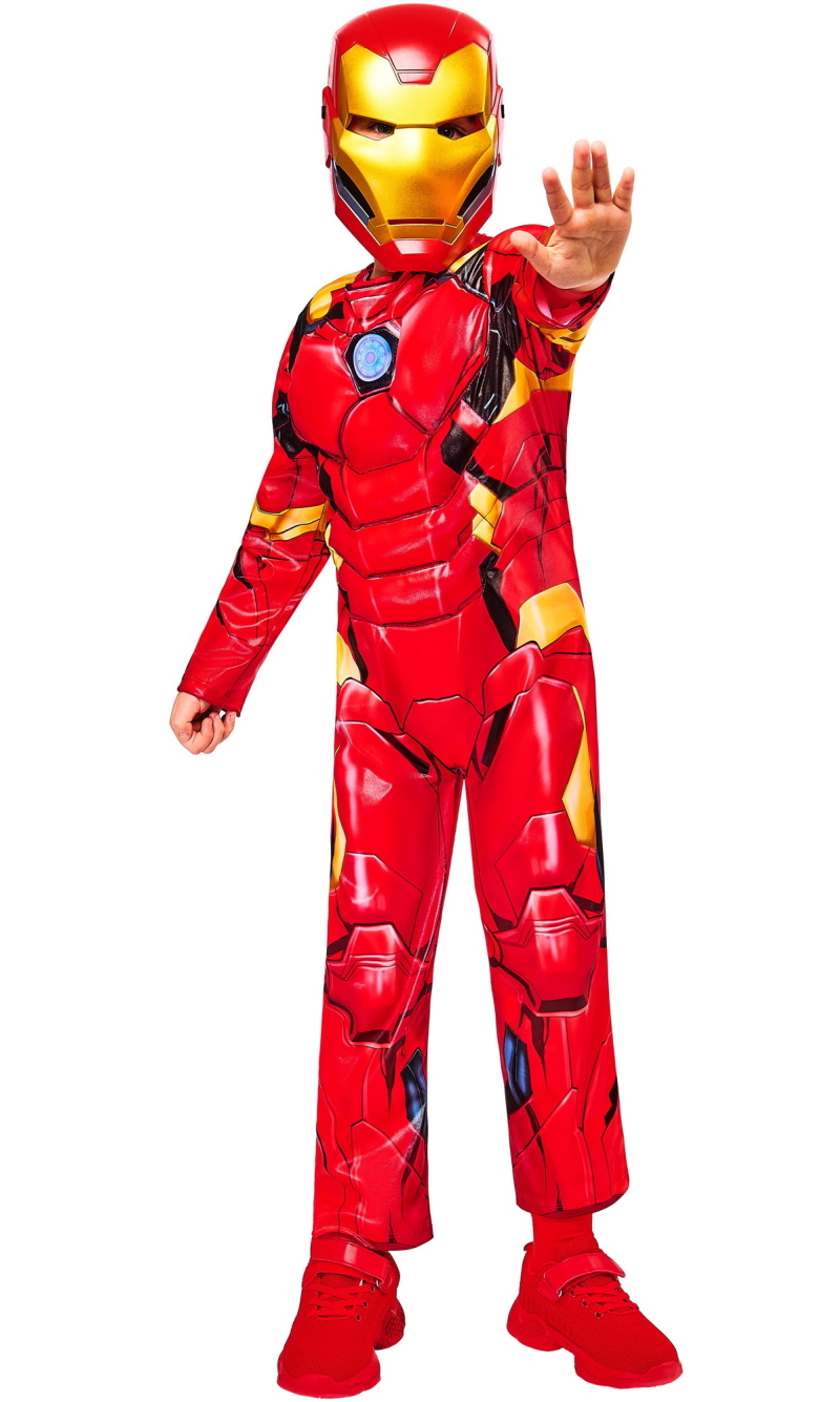 Official Licensed Deluxe Iron Man Black Line Costume - Age 5 to 6 Years