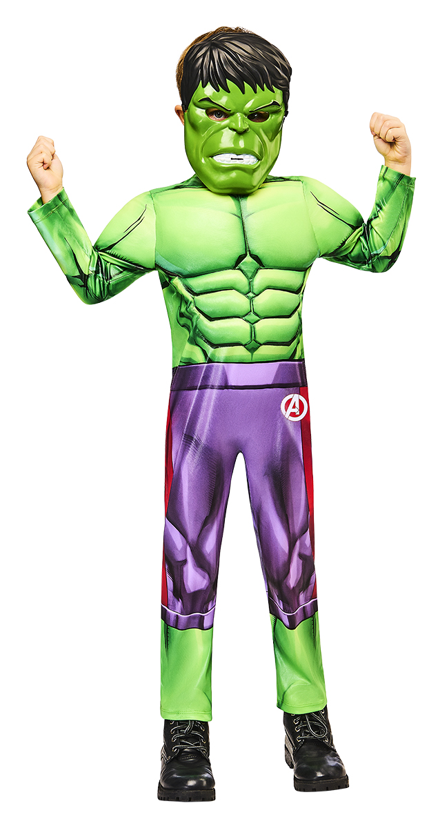 Official Licensed Deluxe Hulk Black Line Costume - Age 3 to 4 Years