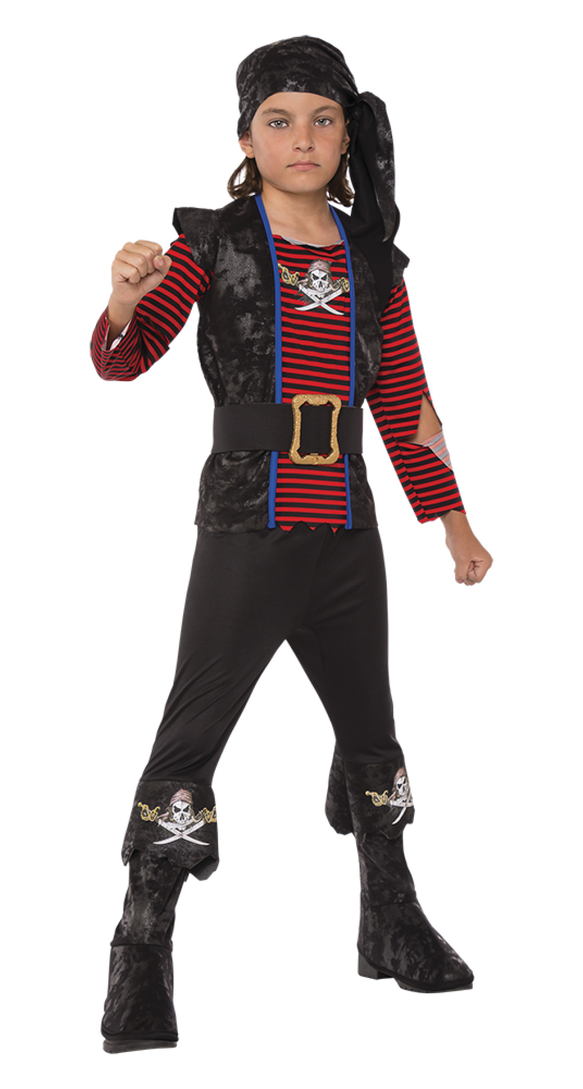 Rogue Pirate Boy Costume - Age 5 to 7 Years