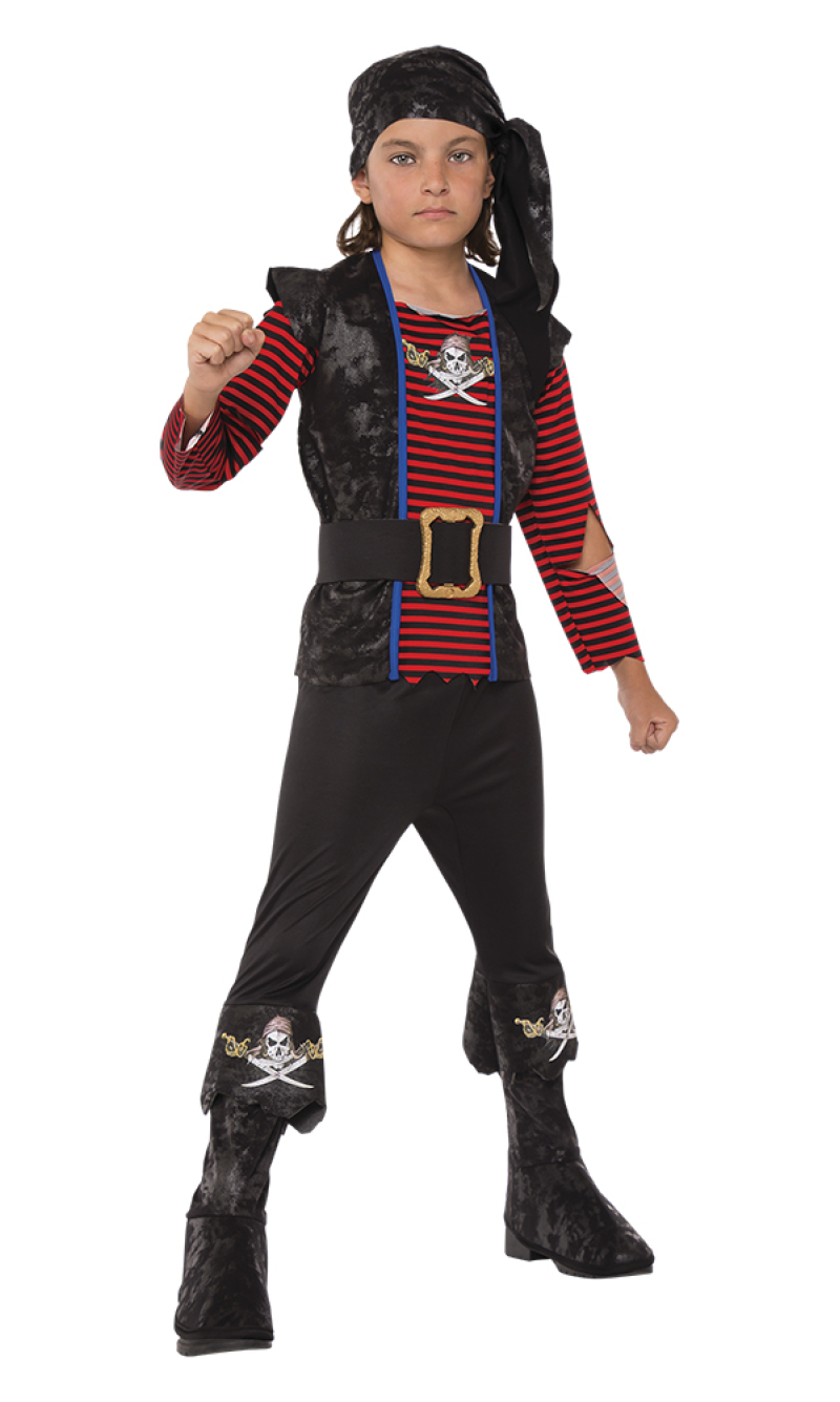 Rogue Pirate Boy Costume - Age 3 to 4 Years