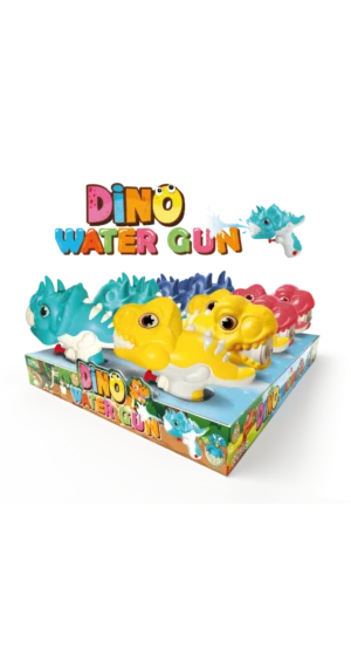 Dino Water Gun With Sweets - 1pc