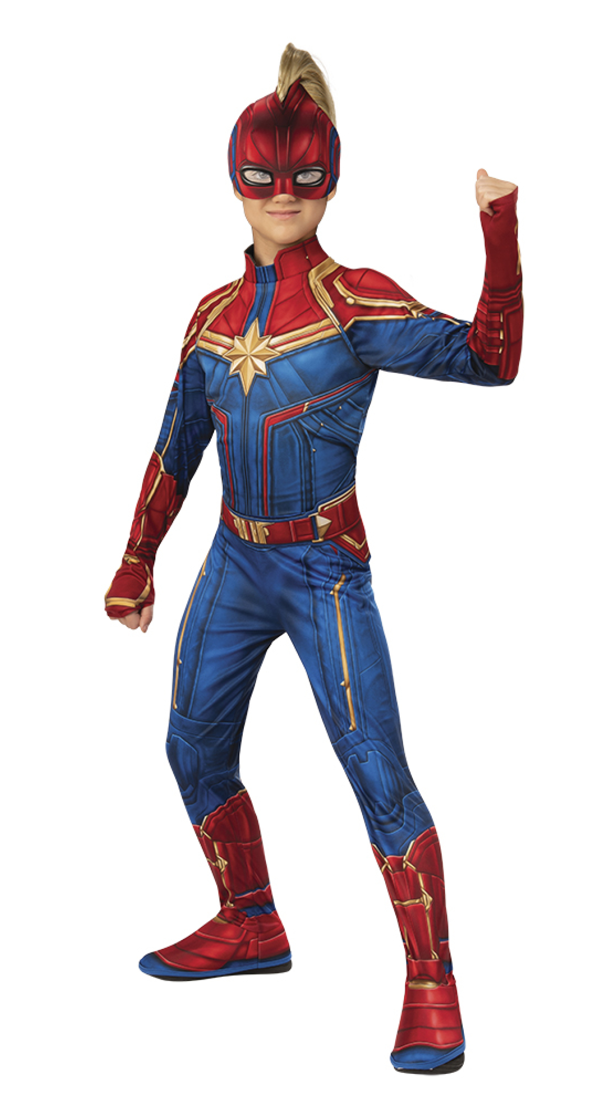 Official Licensed Captain Marvel Classic Costume - Age 3 to 4 Years