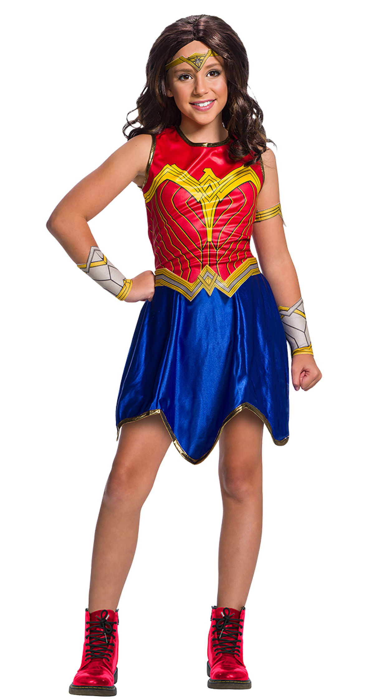 Official Licensed Wonder Woman Classic Costume - Age 7 to 10 Years