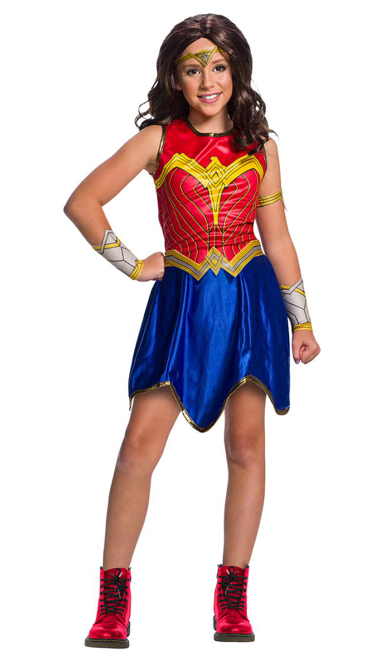 Official Licensed Wonder Woman Classic Costume - Age 4 to 6 Years (S)