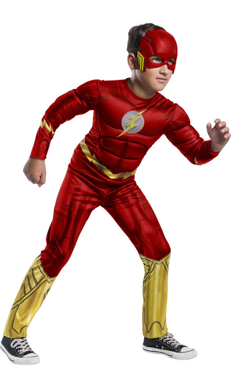 Official Licensed Flash Black Line Deluxe Costume - Age 3 to 4 Years