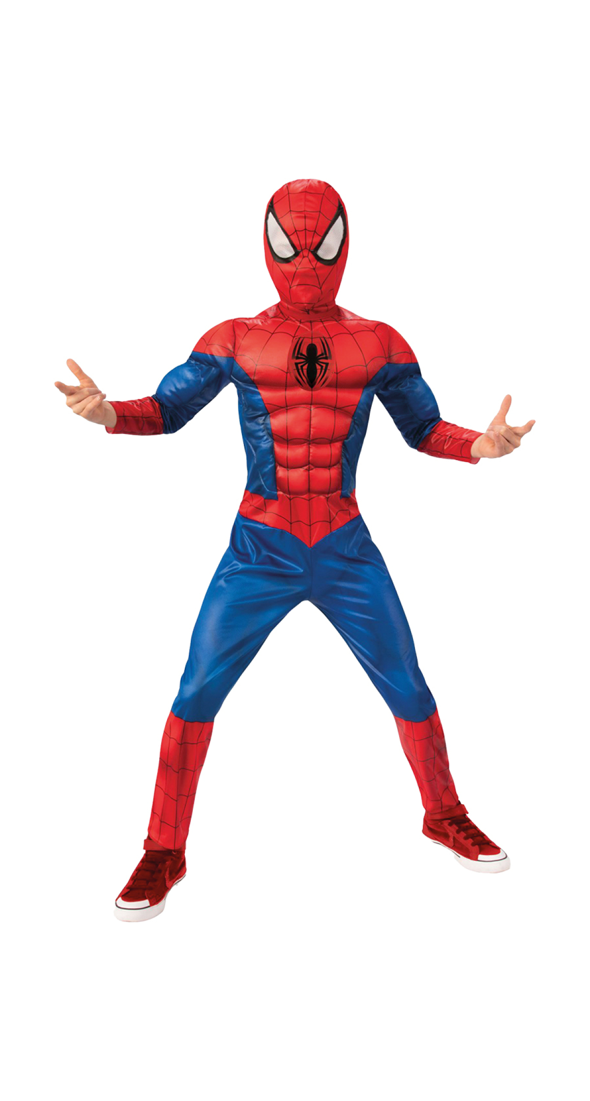  Official Licensed Spiderman Black Line Deluxe Costume - Age 7 to 8 Years