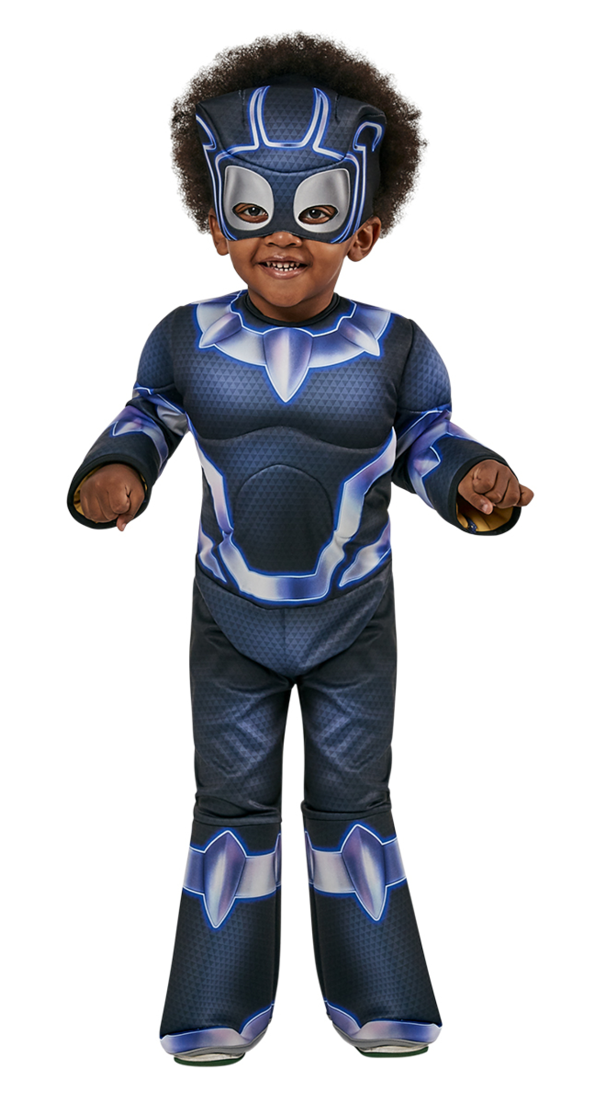 Official Licensed Classic Black Panther Costume - Age 3 to 4 Years 