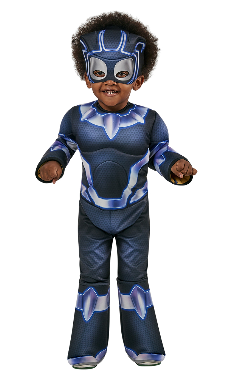 Official Licensed Classic Black Panther Costume - Age 2 to 3 Years