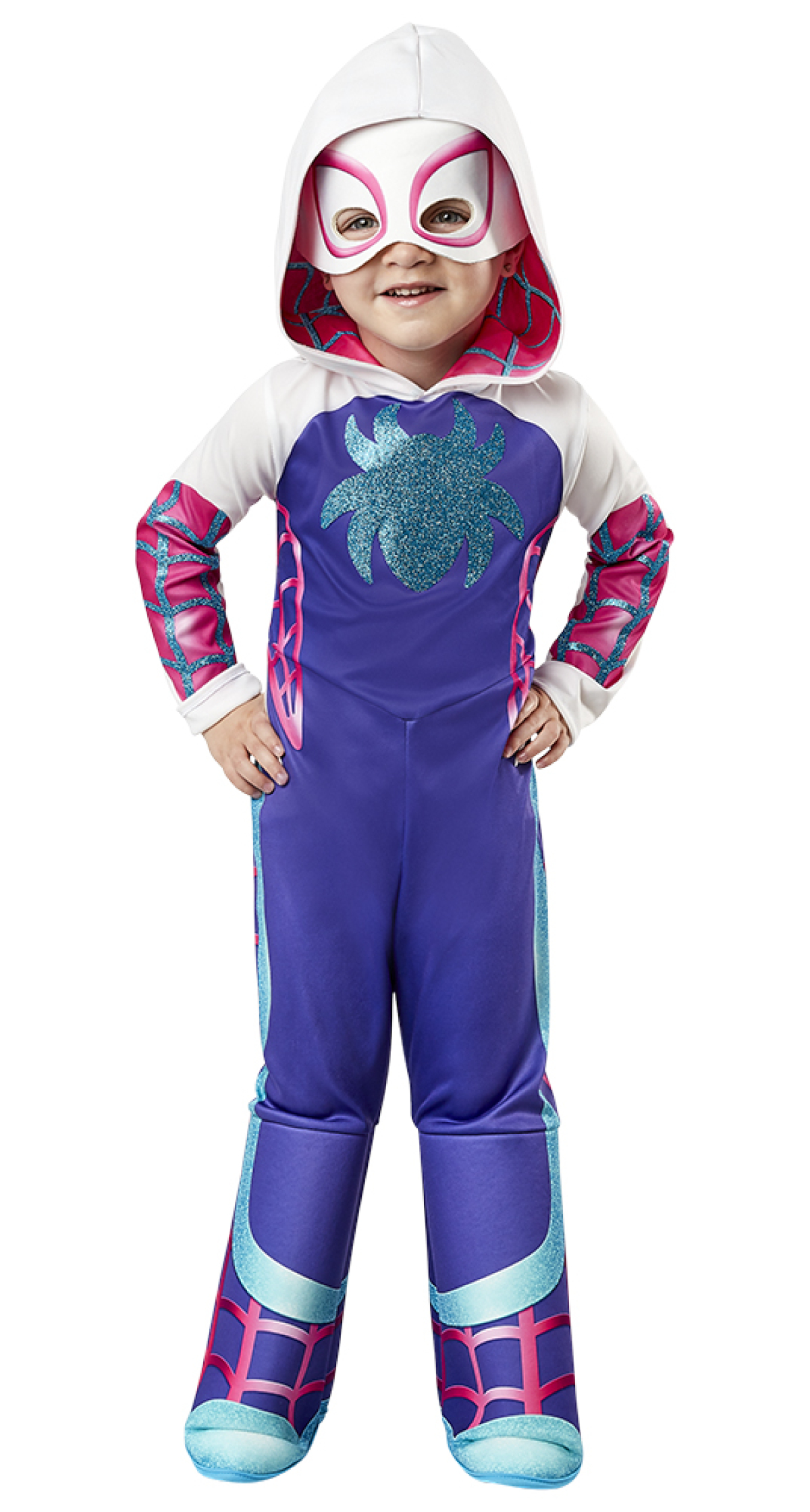 Official Licensed Spidey Deluxe Ghost Spider Costume - Age 3 to 4 Years