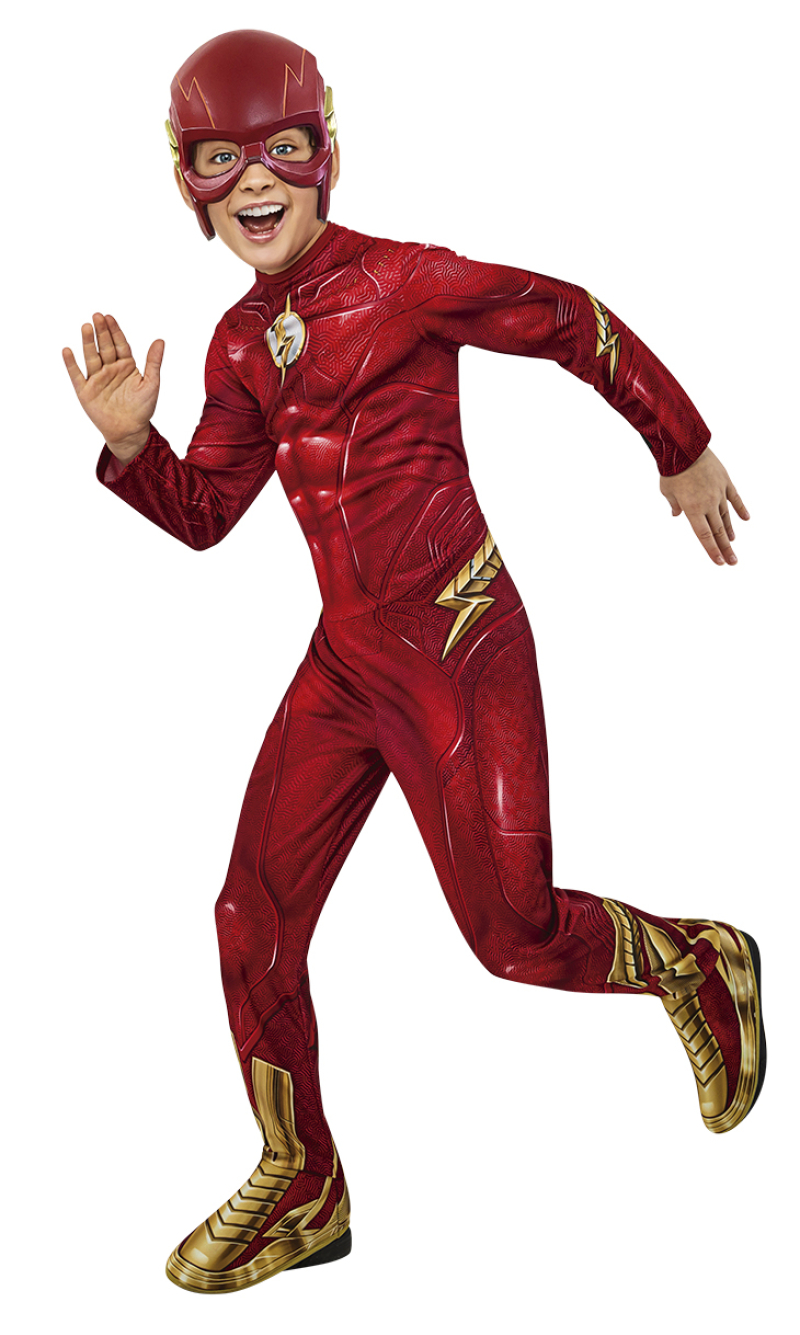 Official Licensed The Flash Classic Costume - Age 9 to 10 Years