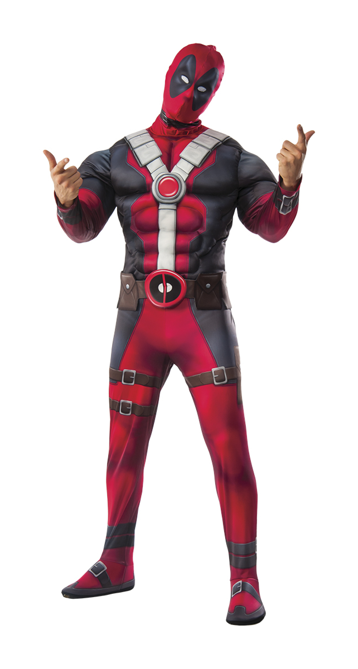Official Licensed Deluxe Deadpool Costume - Adult Size Standard (M)