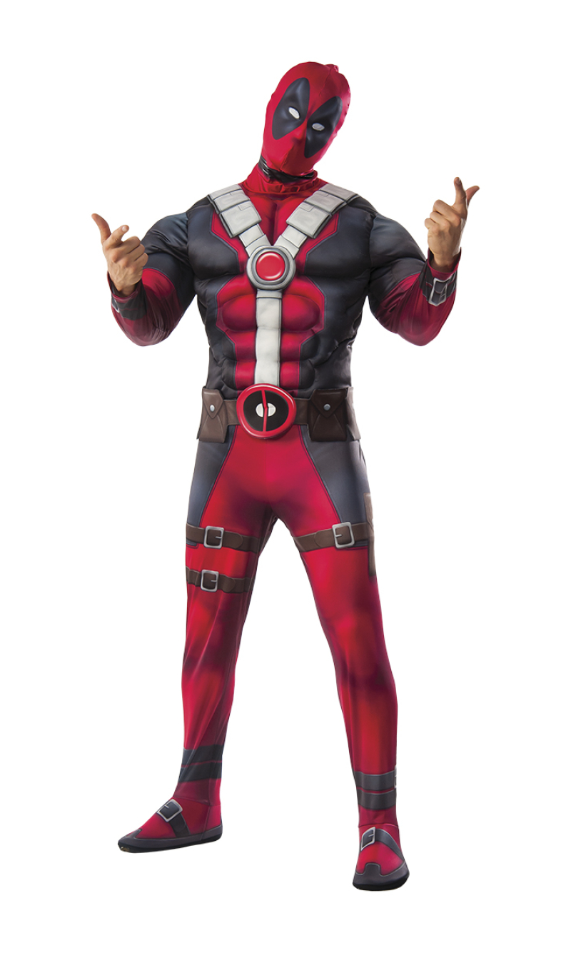 Official Licensed Deluxe Deadpool Costume - Adult Size Extra Small