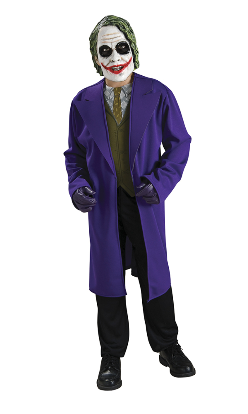 Licensed Joker Costume - Age 8 to 10 Years (L) 