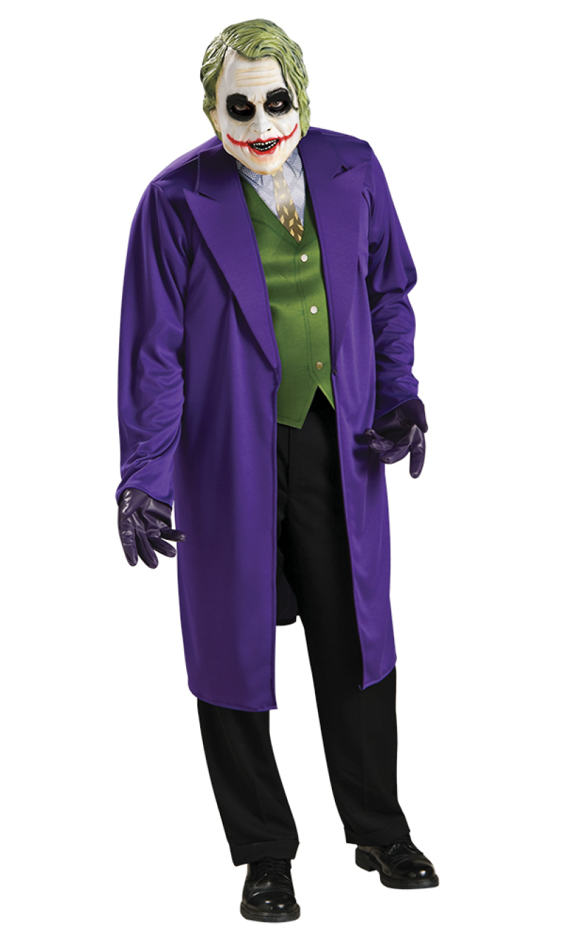 Licensed Joker Dark Knight Deluxe Costume - Adult Size STD (M/L)