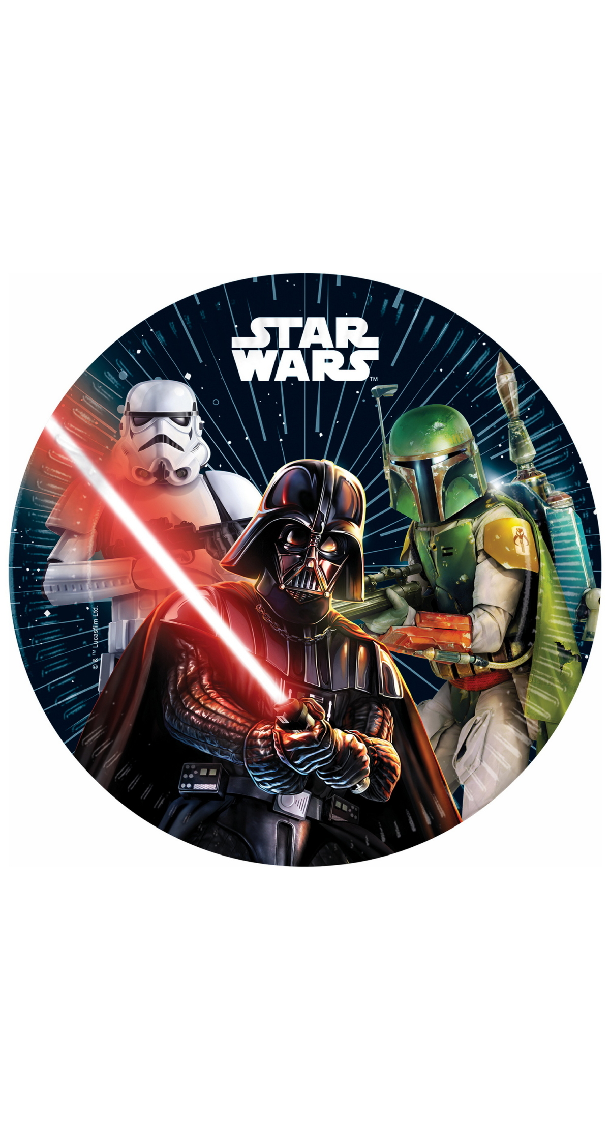 Star Wars Galaxy FSC Paper Plates Large 23cm - 8pk