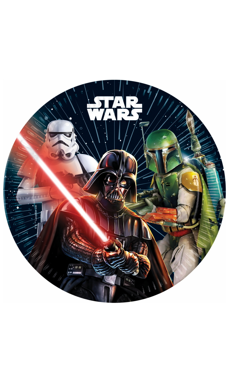 Star Wars Galaxy FSC Paper Plates Large 23cm - 8pk