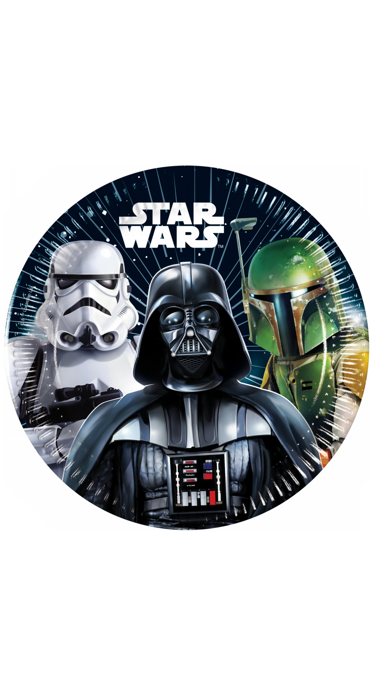 Star Wars Galaxy FSC Paper Plates Medium 20cm - 8pk