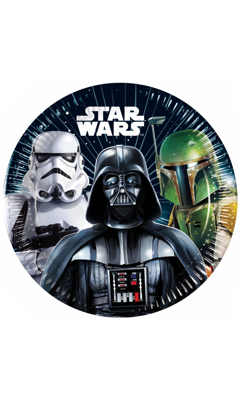 Star Wars Galaxy FSC Paper Plates Medium 20cm - 8pk