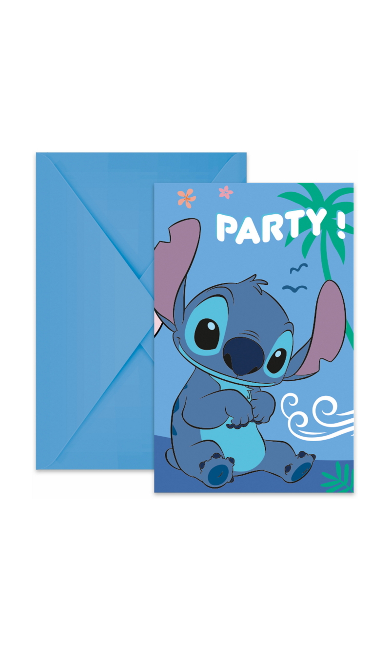 Stitch & Angel FSC Invitations & Envelopes - 6pk