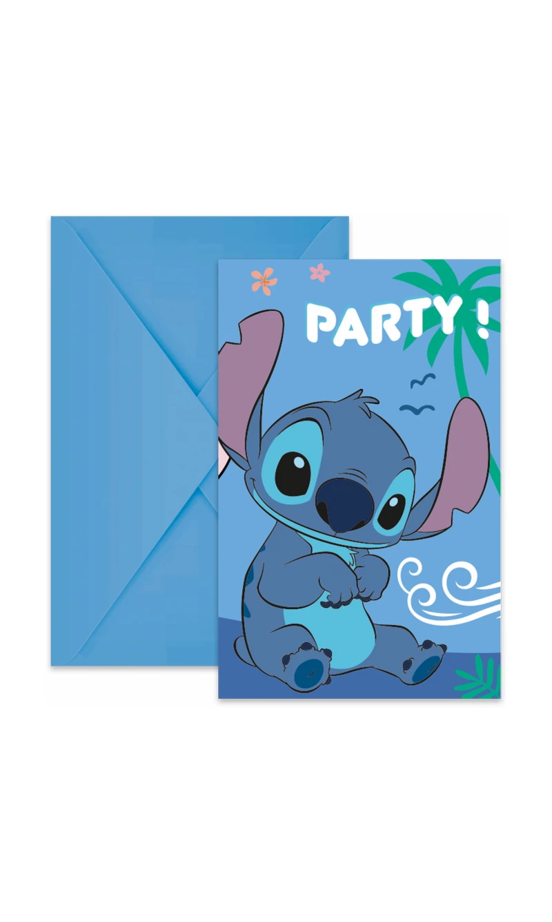 Stitch & Angel FSC Invitations & Envelopes - 6pk