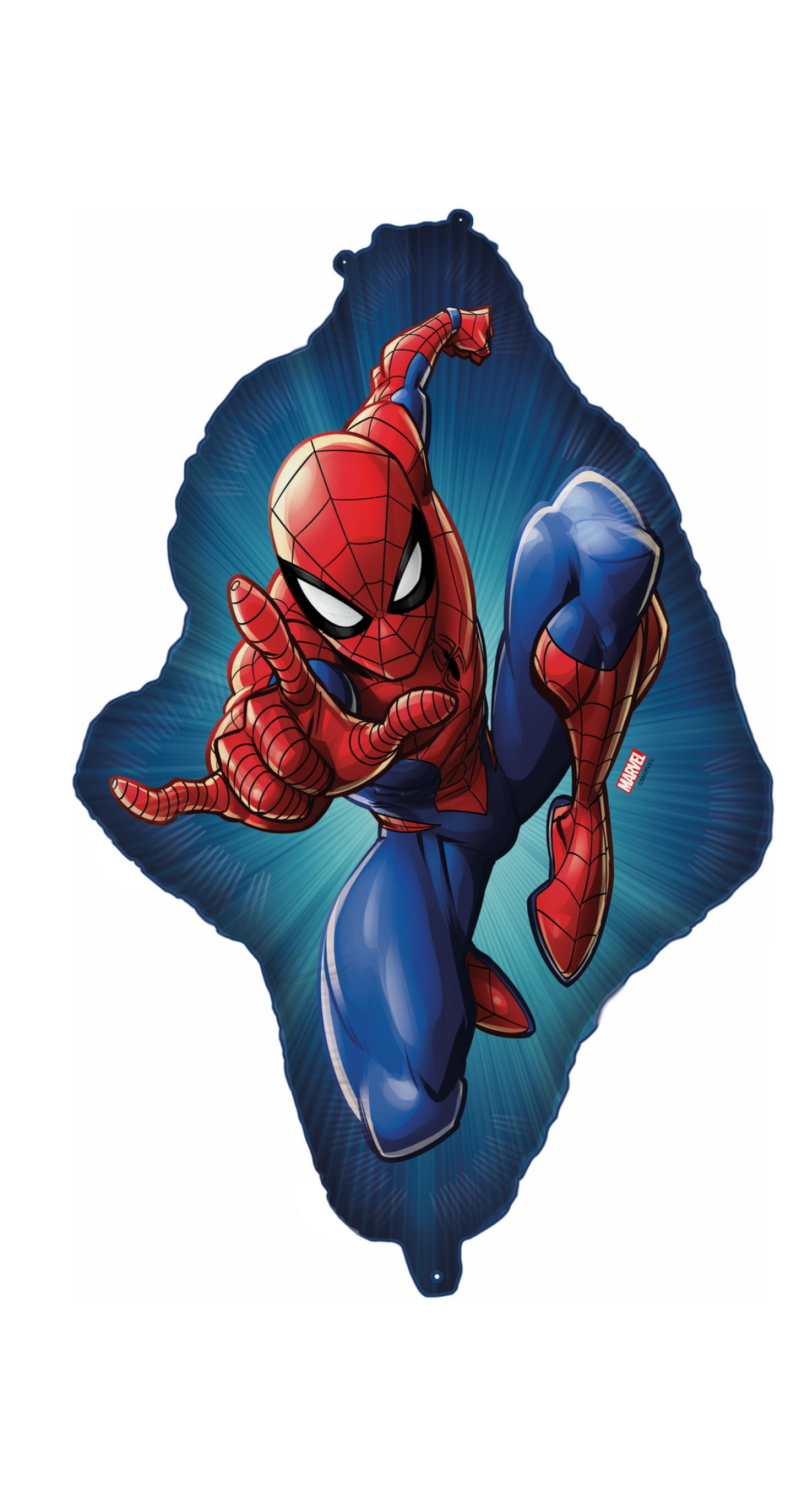 Spider-Man Spiderman Shaped Supersize Foil Balloon 68.5x88cm