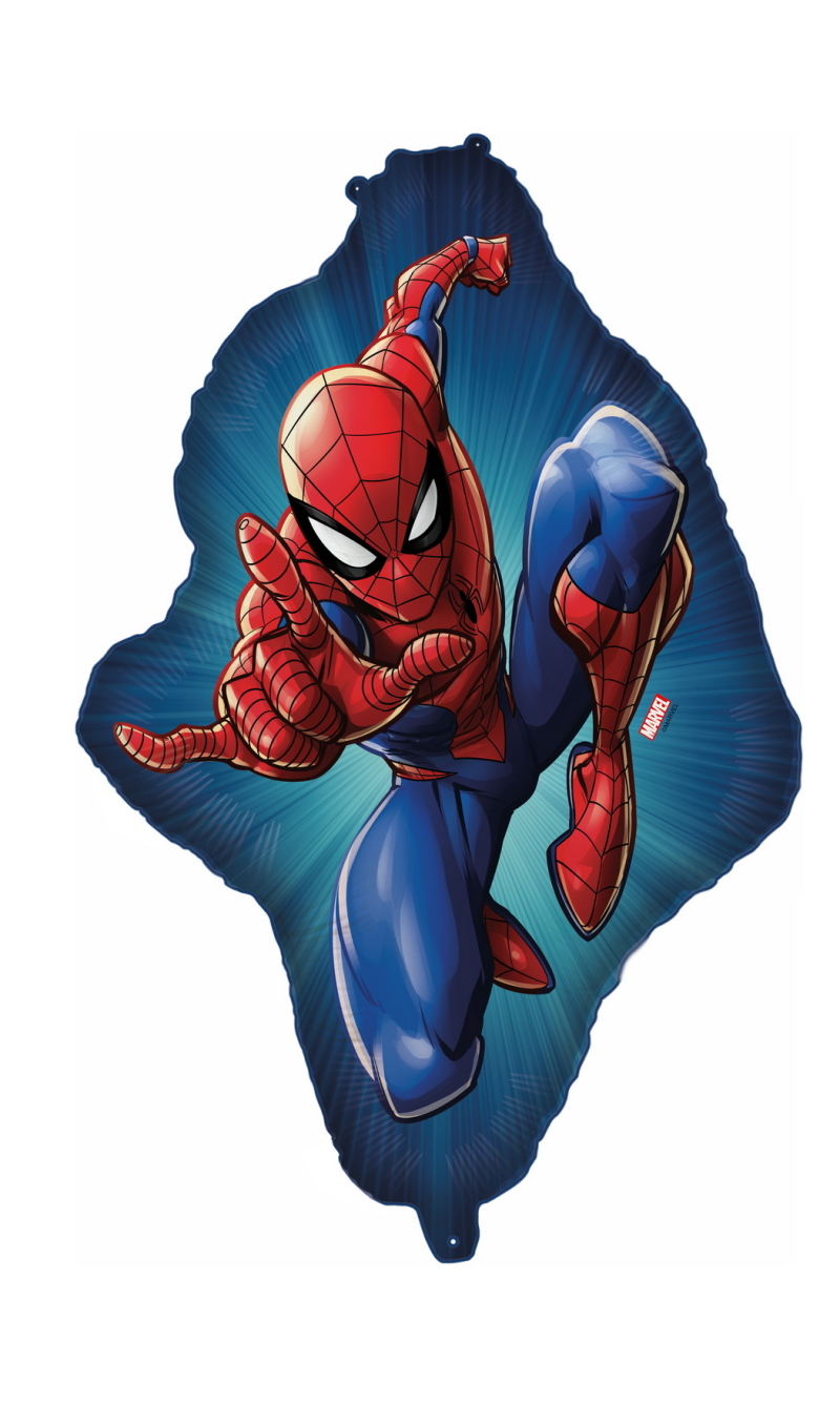 Spider-Man Spiderman Shaped Supersize Foil Balloon 68.5x88cm