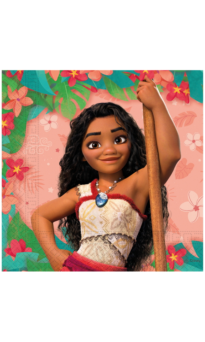 Moana II Sailing Spirit FSC Paper Napkins 33x33cm - 20pk