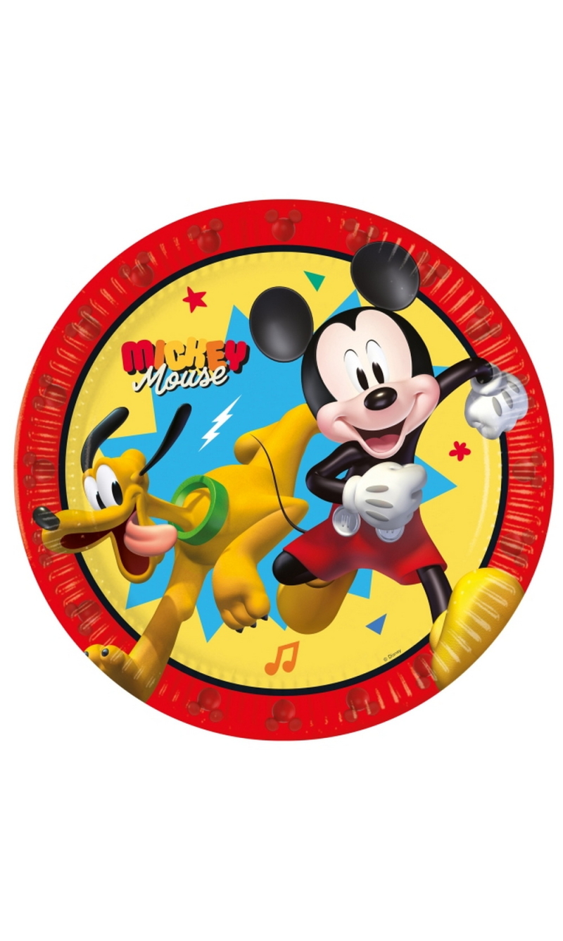 Mickey Jump Into Fun FSC Paper Plates Large 23cm - 8pk