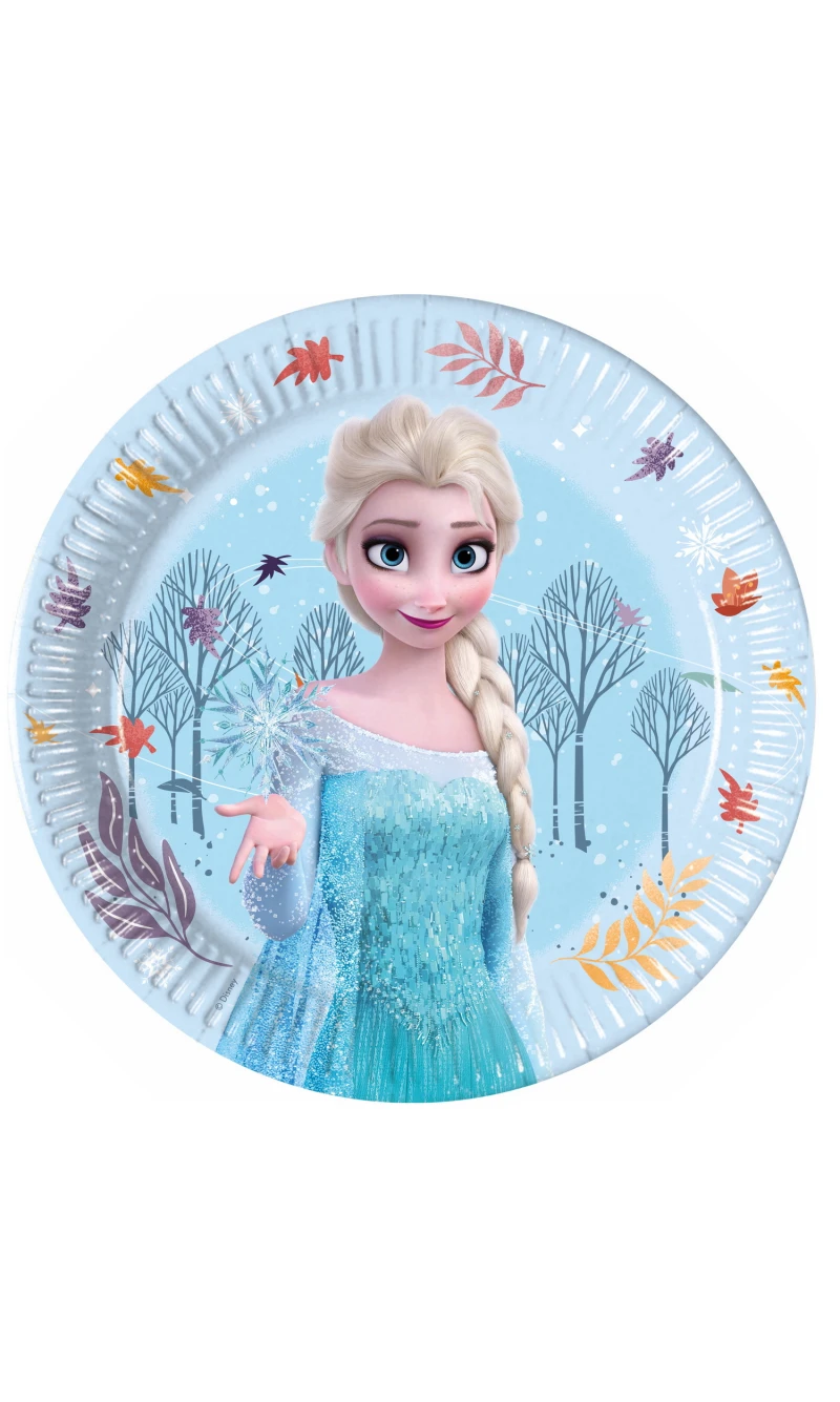 Frozen Idyllic Wonder FSC Paper Plates Medium 20cm - 8pk