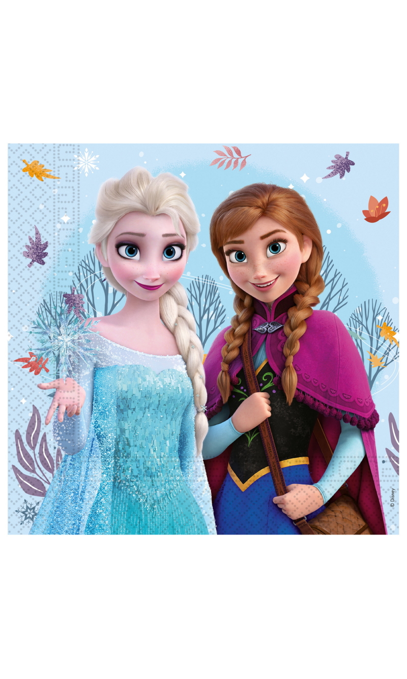 Frozen Idyllic Wonder FSC Paper Napkins 33x33cm - 20pk