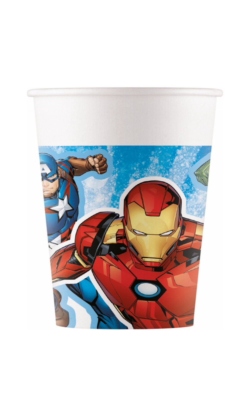 Avengers Evergreen FSC Paper Cups 200ml - 8pk