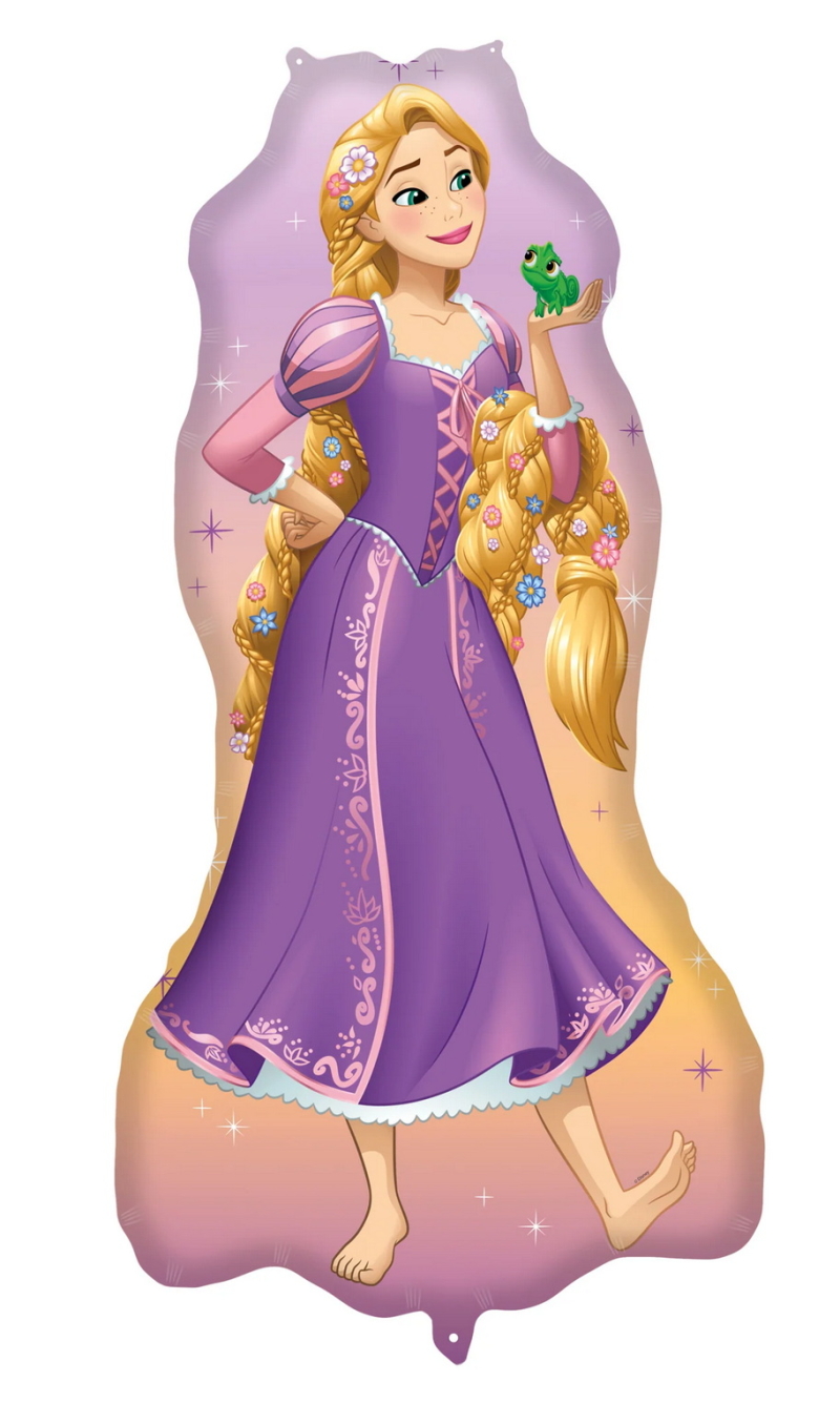 Princess Rapunzel Shaped Supesize Foil Balloon 58x101cm