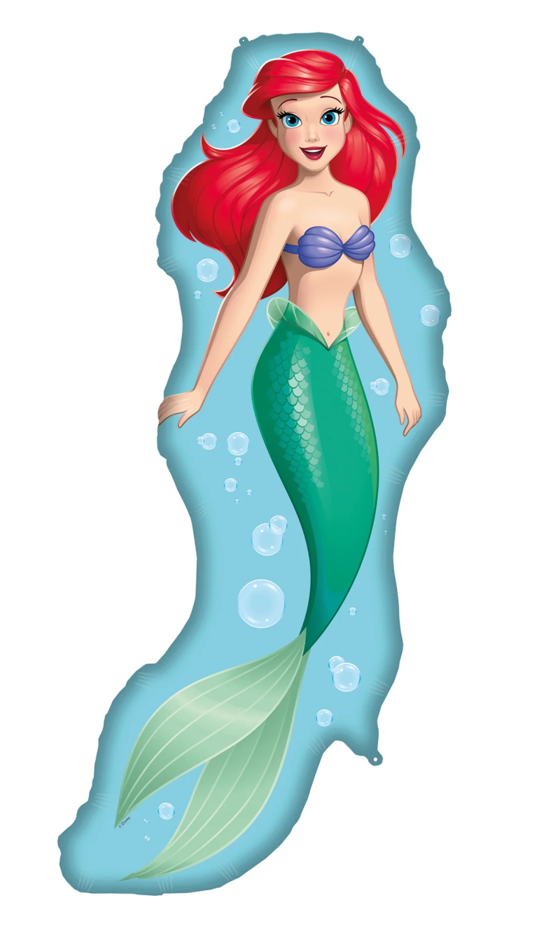 Ariel Curiοus Shaped Supesize Foil Balloon 40x99cm