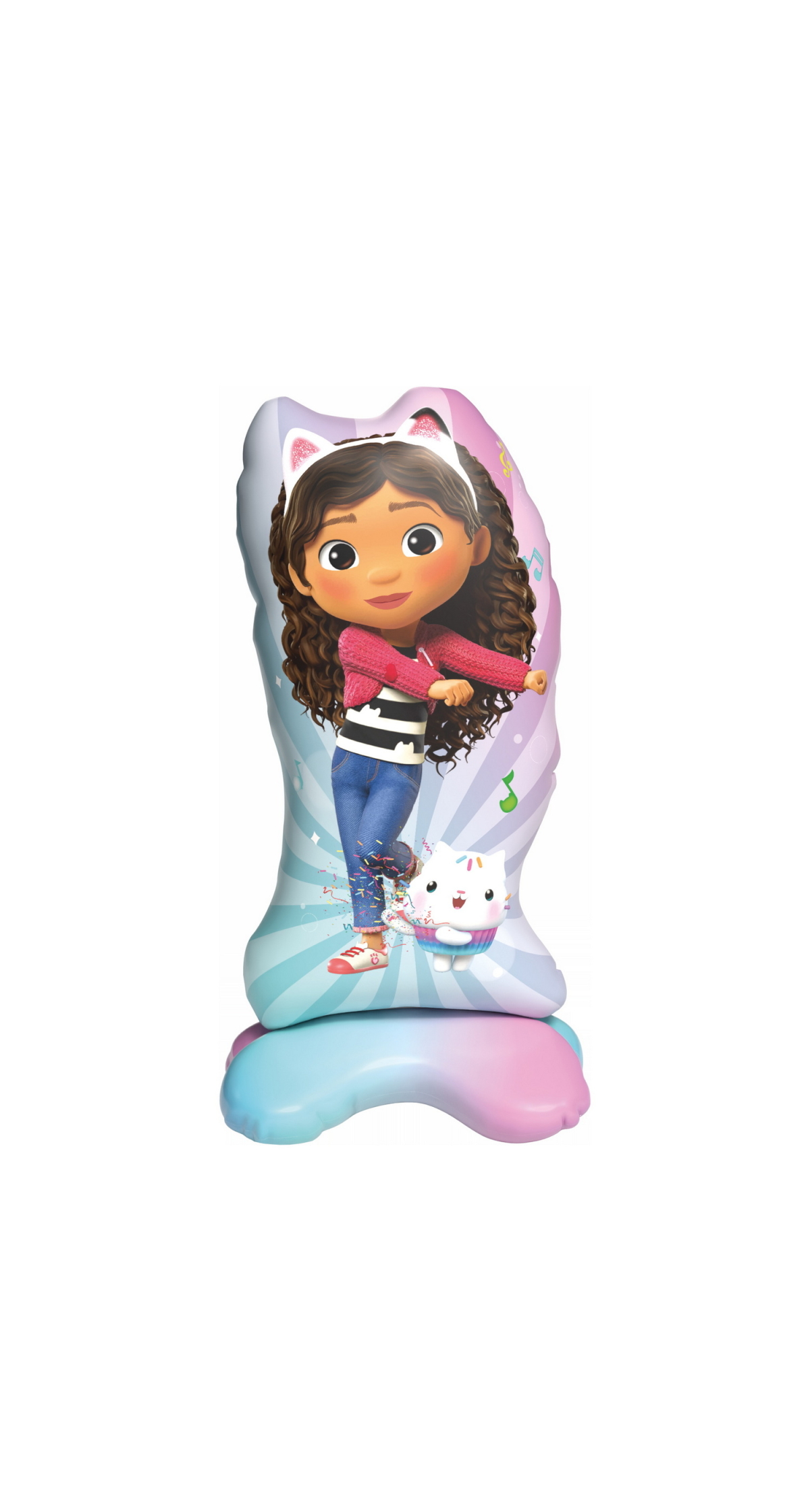 Gabby's Dollhouse Shaped Supersize Standing Foil Balloon 54x103cm