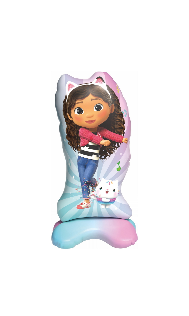 Gabby's Dollhouse Shaped Supersize Standing Foil Balloon 54x103cm