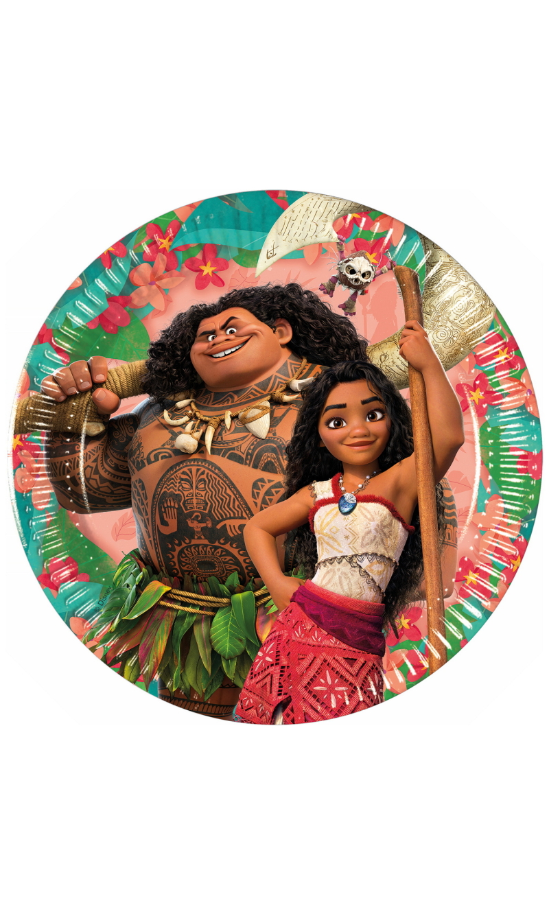 Moana II Sailing Spirit FSC Paper Plates Medium 20cm - 8pk