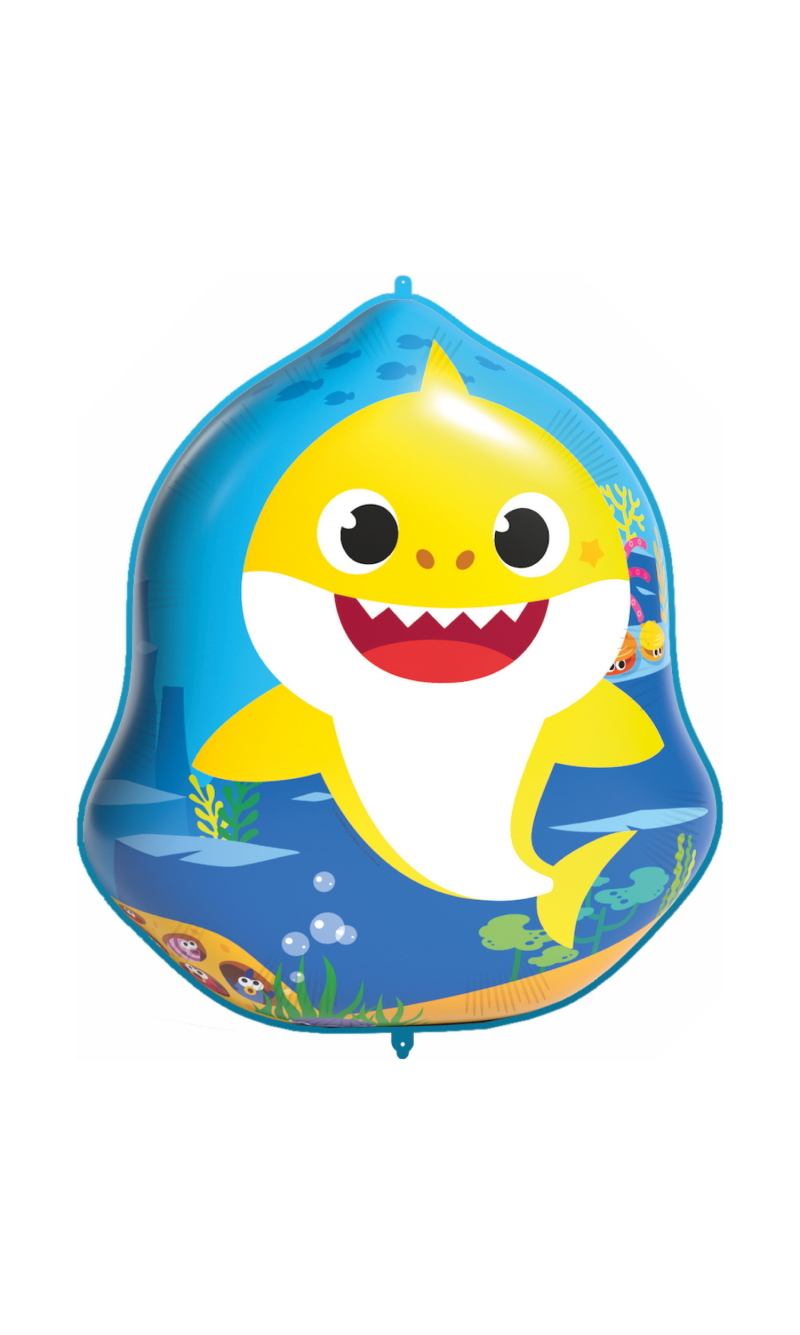 Baby Shark Shaped Supersize Foil Balloon 68x87.5cm 