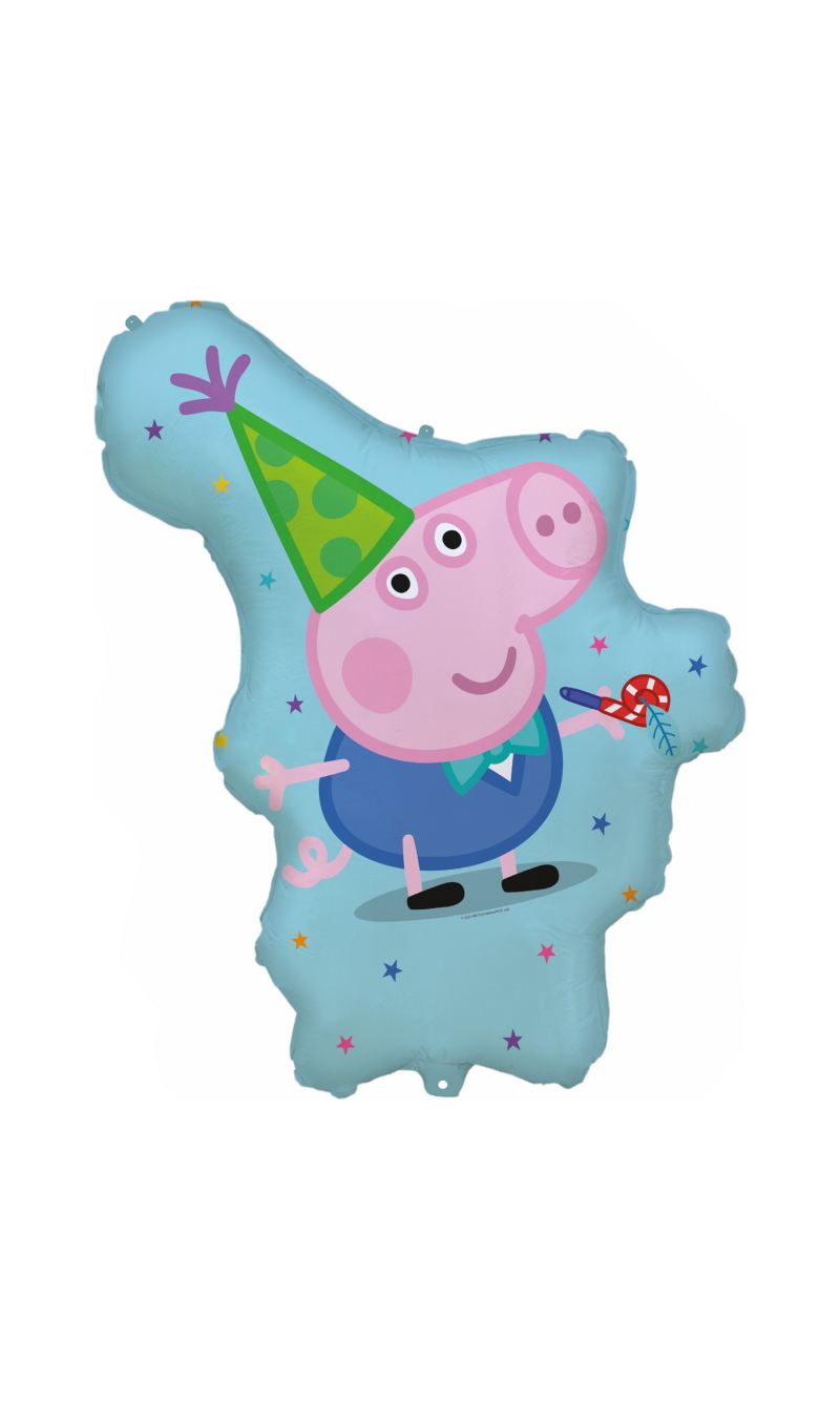 Peppa Pig Messy Play Foil Balloon Supersize George 65x85cm