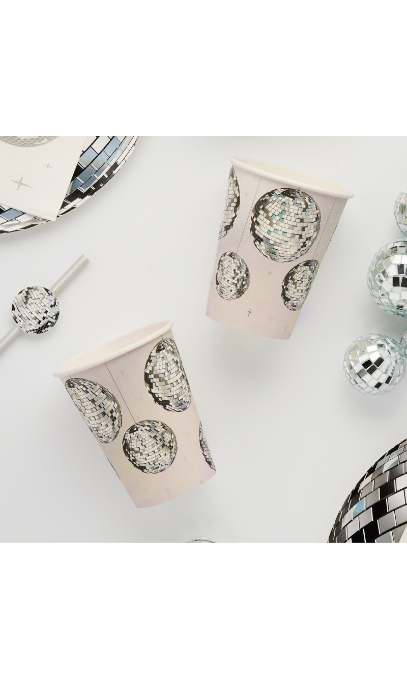 Disco Paper Cups - 8pk