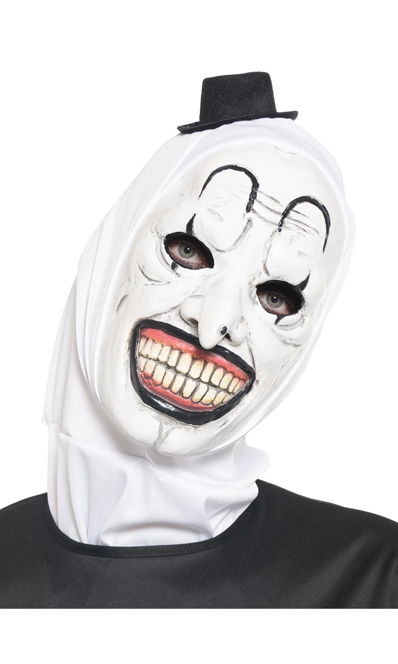 Art The Clown Latex Mask - Adult One Size
