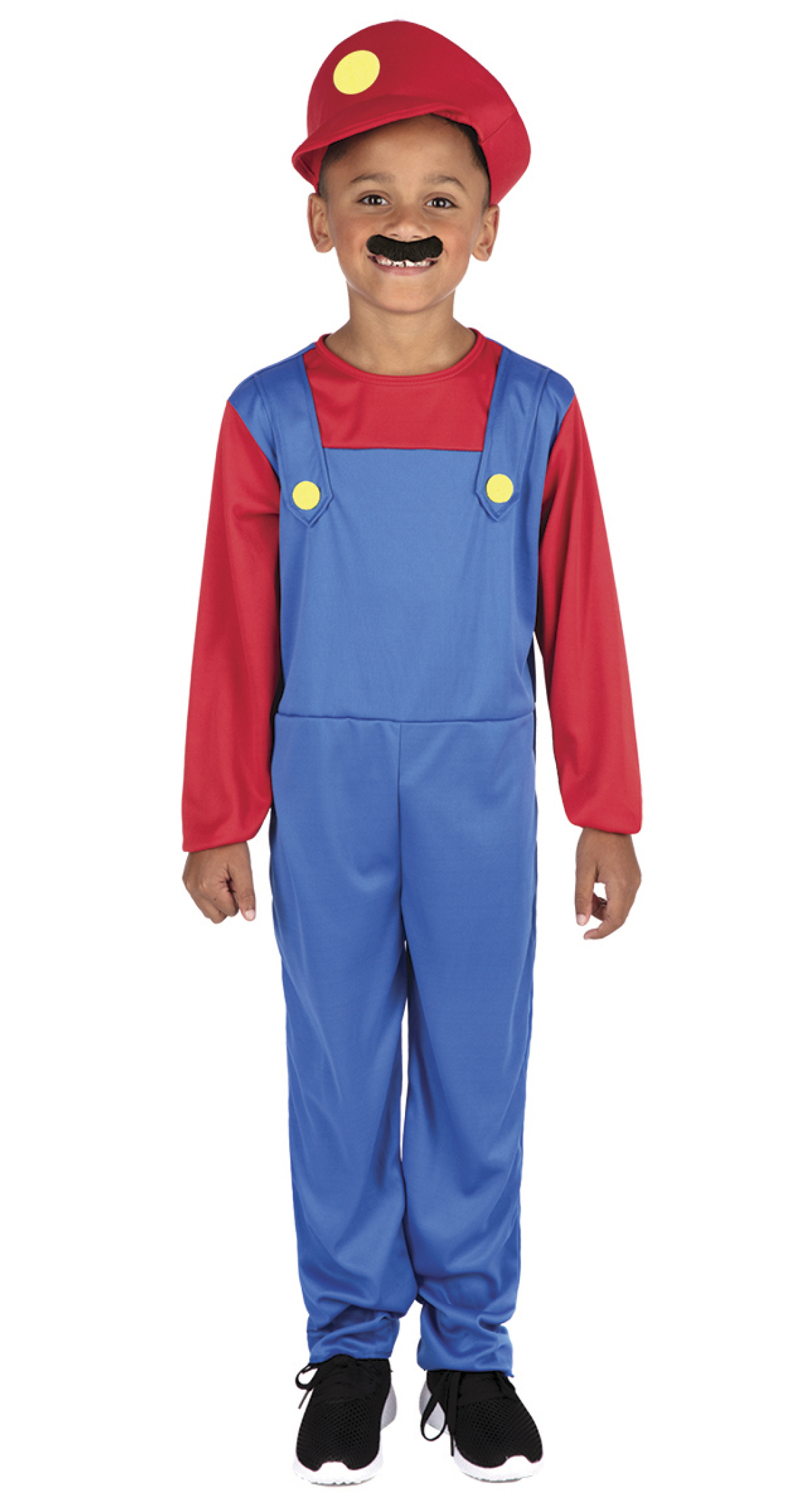 Mario Plumber Classic Costume - Age 11 to 13 Years